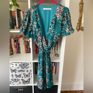 Cupcakes and Cashmere Printed Wrap Dress